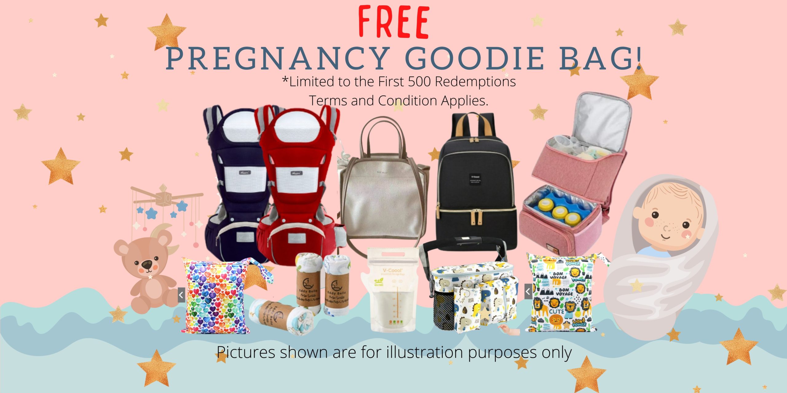 Grab your Pregnancy Goodies Bag (Worth up to $50), While Being Updated Which Maternity Package is Best For Your Child ! — Engage