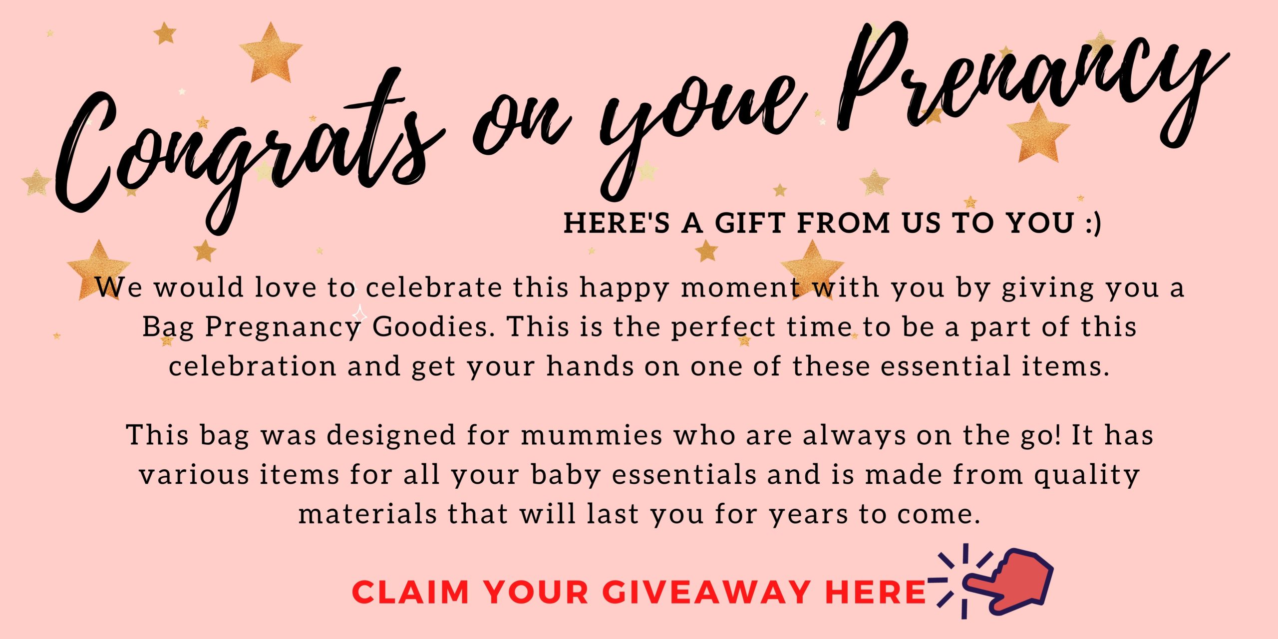 Grab your Pregnancy Goodies Bag (Worth up to $50), While Being Updated Which Maternity Package is Best For Your Child ! — Engage