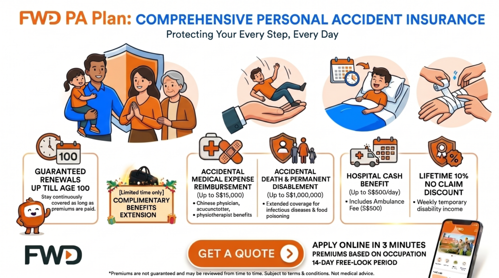 Fwd Sign FWD Personal Accident Insurance (FWD PA) Singapore — Engage