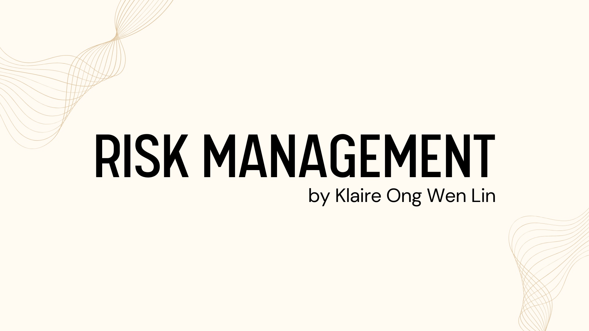 Engage Risk Management Risk Management — Engage